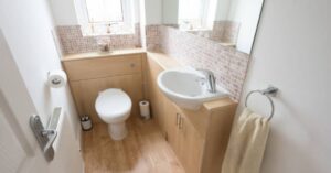 Small bathroom size