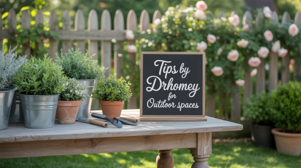 Tips  by Drhomey For Outdoor Spaces